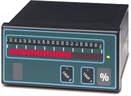 BAR Series digital panel meter with LED bar graph display