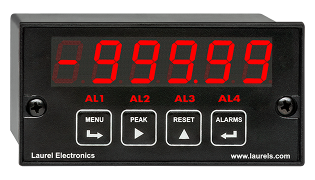 Linearizing digital panel meter by Laurel Electronics