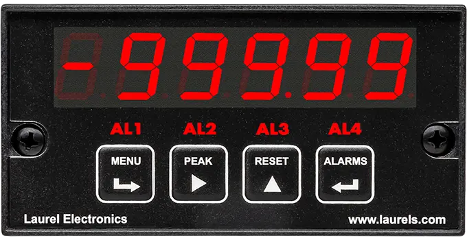 1/8 DIN Digital Panel Meters for DC Voltage and Current  Input Signal