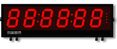 Magna Series Large Digit Display 2 inches (57 mm), 6 Digit Display