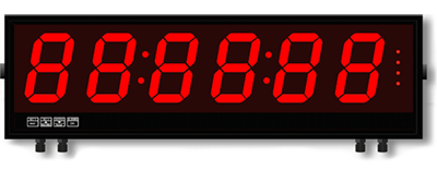Magna Series Large Digit Display 2 inches (57 mm), 6 Digit Display
