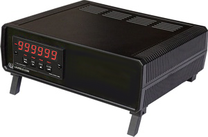 Benchtop meter case with one 1/8 DIN cutouts