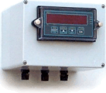 NEMA-4 sealed enclosure for 1/8 DIN digital panel meters and counters