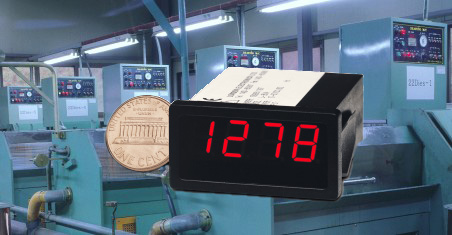 L40A panel meter with instrument panel
