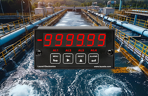 Six-Digit Process Meter & Flow Totalizer by Laurel Electronics