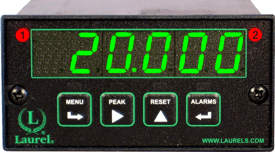 0-20.000 kOhm Range Isolated Analog Output Laurel Electronics L11010R5 Ohmmeter Green LED Digits 10-48 Vdc Power