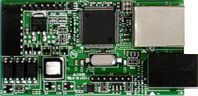 Ethernet-to-RS485 device server board for Laurel meters, counters and timers